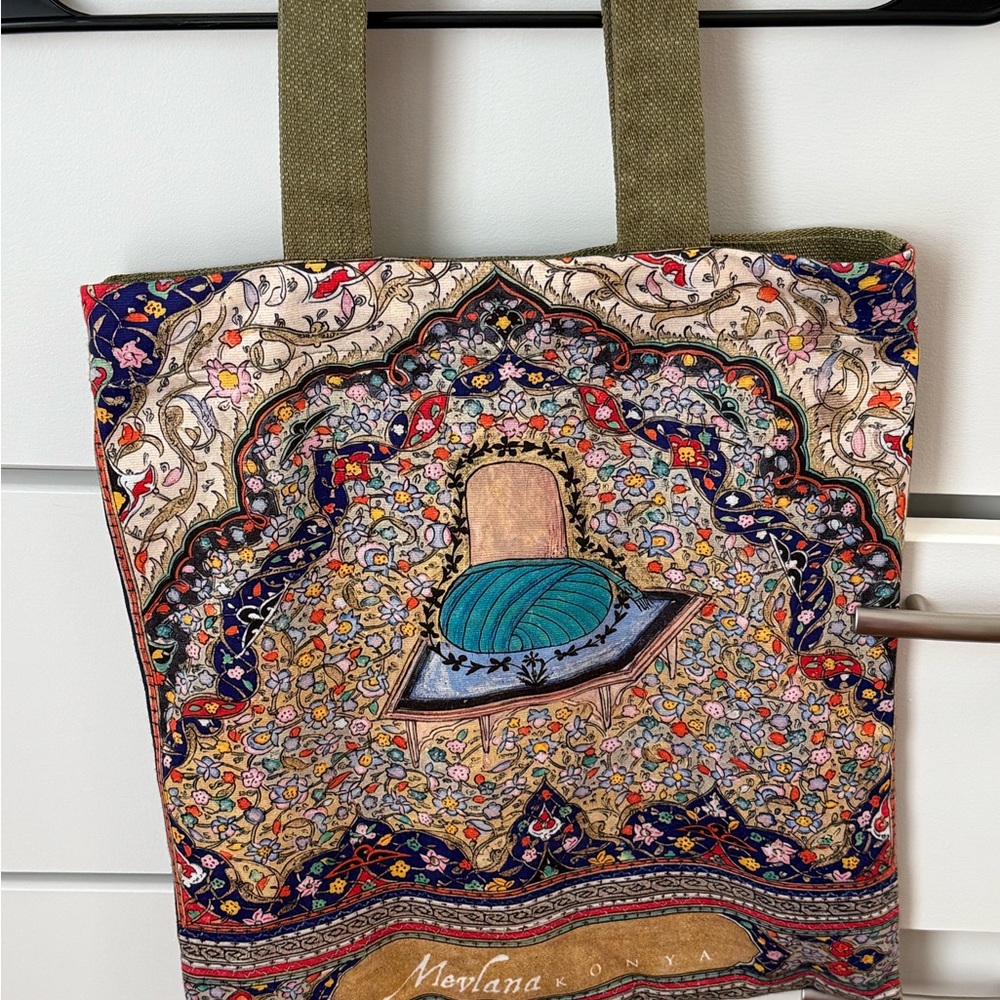 Colorful Patterned Turkish Tote Bag